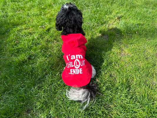 Hunde Hoodie Logo I`am Chillout..Ende 2.0