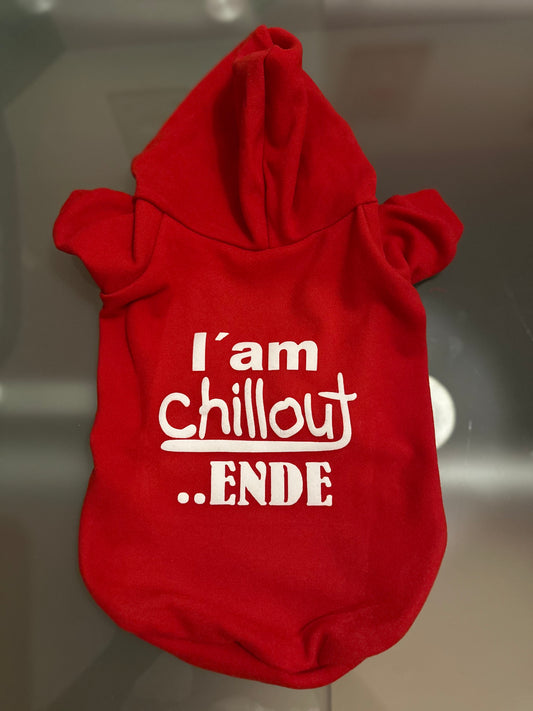 Hunde Hoodie Logo I´am Chillout ..Ende